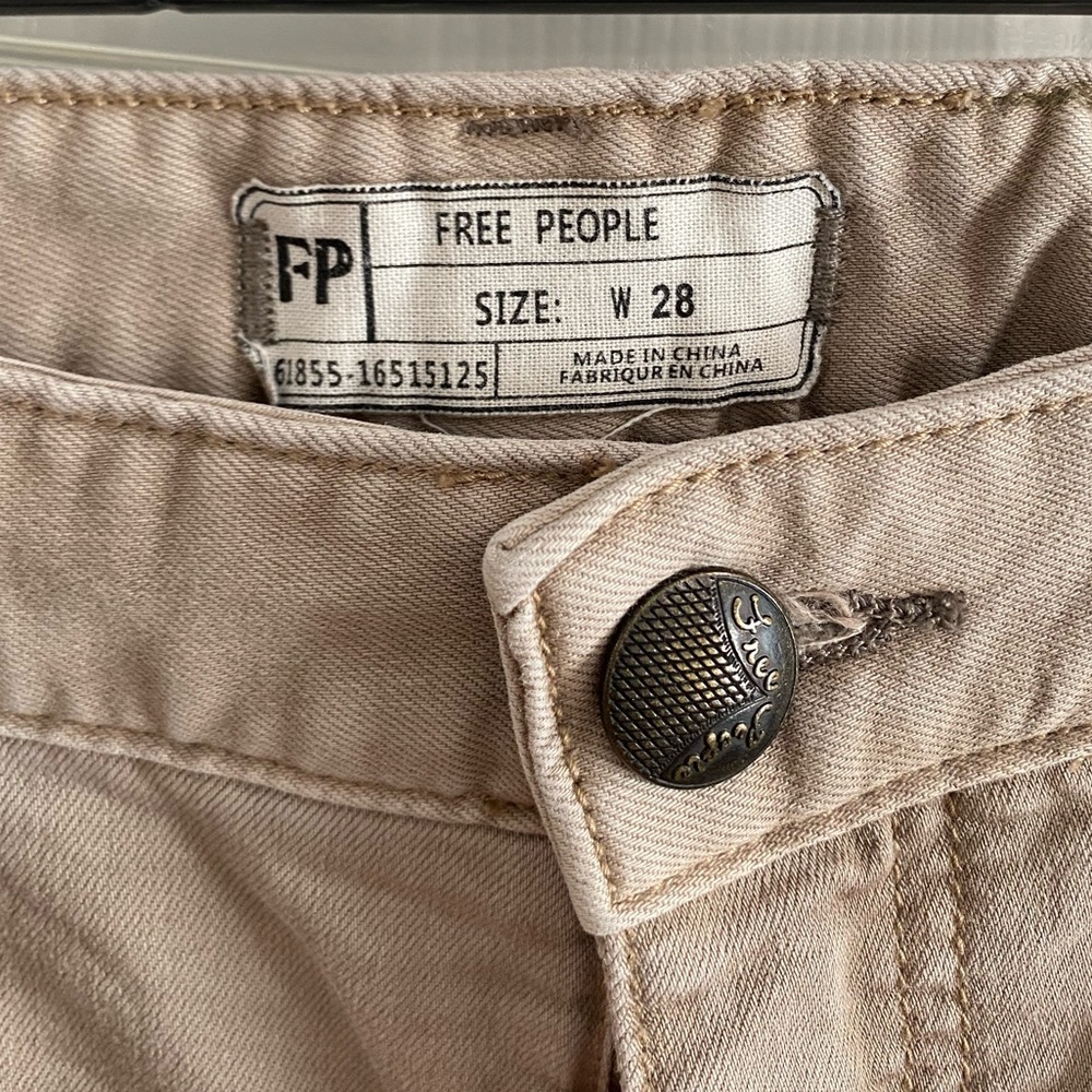 Free People beige skinny jeans - Picture 3 of 3